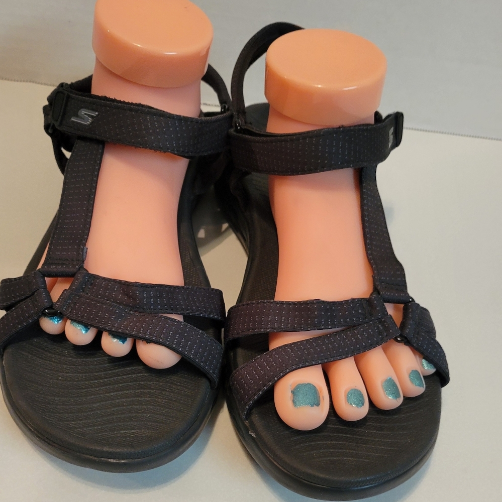 Skechers On The Go Brilliancy Sandals Women Size 9 Sport Sandals